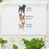 Goldendoodle Coffee Light Dark Medium Roast Theedoek (Gevouwen)