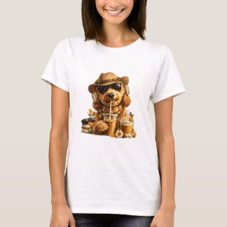 Goldendoodle Coffee T-shirt