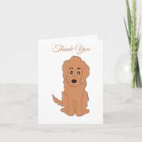 Goldendoodle Design Dank je kaart