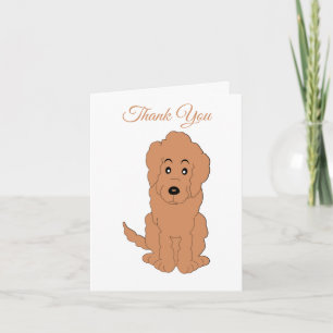 Goldendoodle Design Dank je kaart