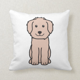 Goldendoodle Dog Cartoon Kussen