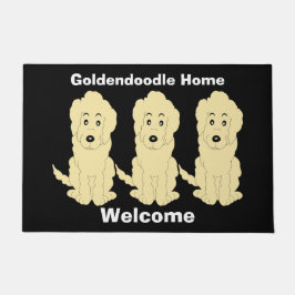 Goldendoodle Dog Design Doormat Deurmat