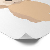 GoldenDoodle Dog Nursery & Kids Room Decor Poster (Coin)