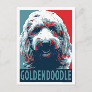 GOLDENDOODLE door Hope Dogs Briefkaart