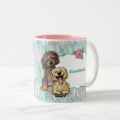 Goldendoodle Fête des mères Café Mug (Devant droit)