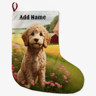 Goldendoodle Grote Kerstsok
