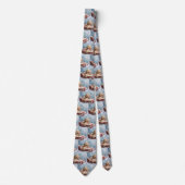 Goldendoodle hond Kerst viering  Stropdas (Voorkant)