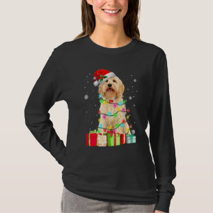 Goldendoodle Hond Kerstboom Kersttrui Xmas Huisdie T-shirt