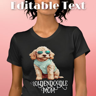 Goldendoodle Hond Mam Zonnebril T-shirt