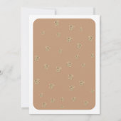 Goldendoodle Hond Rustieke Bloemen Kaart (Achterkant)