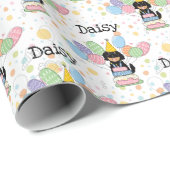 Goldendoodle Hond Verjaardag Cadeaupapier (Rol Hoek)