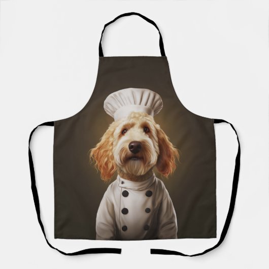 Goldendoodle Hondenkok Schort (Voorkant)