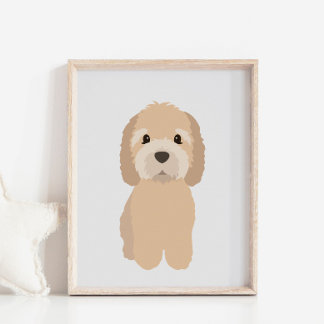 GoldenDoodle Hondenkwekerij & Kinder kamer Decor P Poster