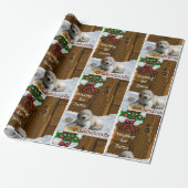Goldendoodle kerstcadeaus cadeaupapier (Uitgerold)