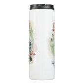 Goldendoodle Kerstkrans Feestelijke Pup Thermosbeker (Achterkant)