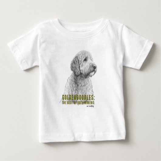 Goldendoodle Kinder Tshirt (Voorkant)