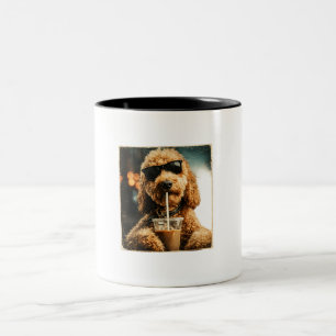 Goldendoodle koffiemok tweekleurige koffiemok