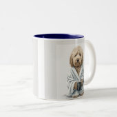 Goldendoodle, labradoodle, bernedoodle chien mug (Devant droit)