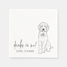 Goldendoodle Labradoodle Custom.Napkin Hondenbruil
