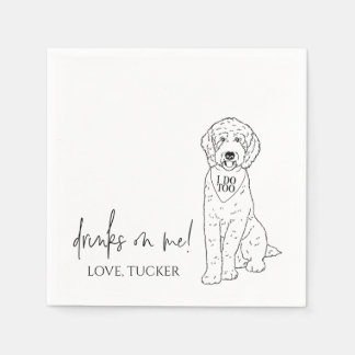 Goldendoodle Labradoodle Custom.Napkin Hondenbruil Servet