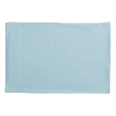 Goldendoodle Laying on Minimale pastblauw podium Kussensloop (Achterkant)