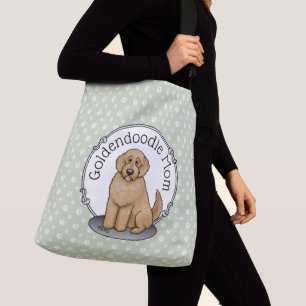 Goldendoodle Mam Doodle Mam (gouden rood) Dog Mam Crossbody Tas