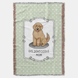 Goldendoodle Mam Doodle Mam (gouden rood) Dog Mam Deken