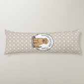 Goldendoodle Mam Doodle Mam (gouden rood) Dog Mam Lichaamskussen (Voorkant)