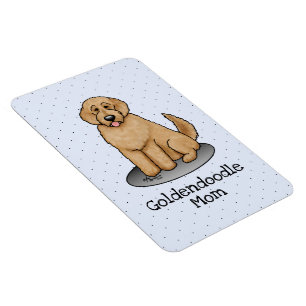 Goldendoodle Mam Doodle Mam (gouden rood) Dog Mam Magneet
