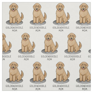 Goldendoodle Mam Doodle Mam (gouden rood) Dog Mam Stof