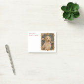 Goldendoodle mam Schattigee aangepaste tekst Post-it® Notes (Kantoor)
