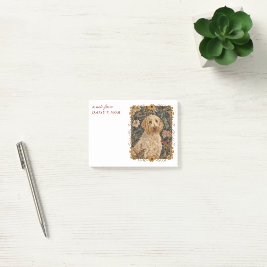 Goldendoodle mam Schattigee aangepaste tekst Post-it® Notes (Kantoor)