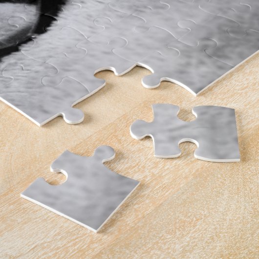 Goldendoodle met bril legpuzzel (Zijkant)