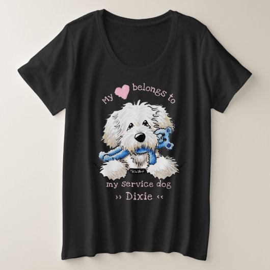 Goldendoodle Mon Coeur Appartient À (Design devant)
