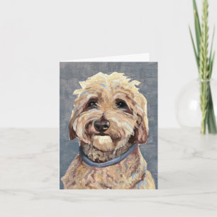 Goldendoodle Peint à la main sur toile