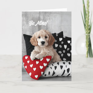 Goldendoodle Puppy Valentijn Kaart