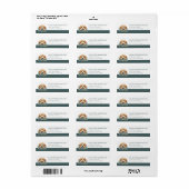 Goldendoodle retouradreslabels etiket (Full Sheet)