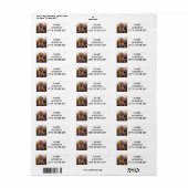 GOLDENDOODLE RETOURLABELS ETIKET (Full Sheet)