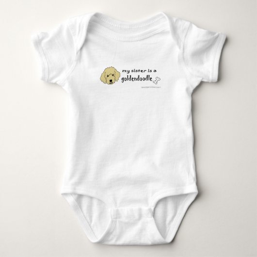 goldendoodle romper (Voorkant)
