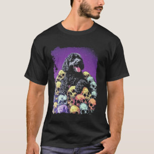 Goldendoodle Skelet Schattig Gothisch T-shirt