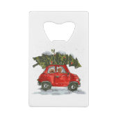 Goldendoodle sur camion rouge xmas joyeux noël (Dos)