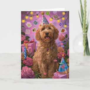 Goldendoodle Verjaardag Kaart