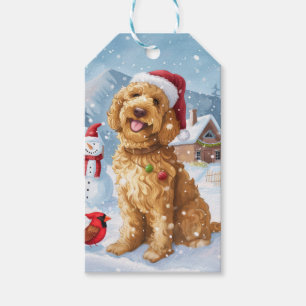 Goldendoodle Winter Wonderland Christmas Joy Cadeaulabel