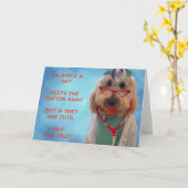 Goldendoodle wordt goed spoedig Kaart (Gele Bloem)