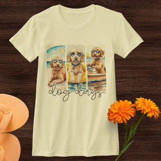 Goldendoodles in Zonnebril Hondendagen van de zome T-shirt