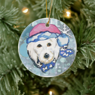 GOLDENDOODLES KERAMISCH ORNAMENT
