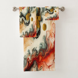 Goldene Flüsse  Bad Handdoek