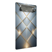 Goldene Geometrie Marmor Luxus Muster Mini Klembord (Schuin)