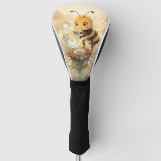 Goldene Hummel im Blütentanz.9 Golfheadcover