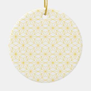 Goldene Sterne Keramisch Ornament